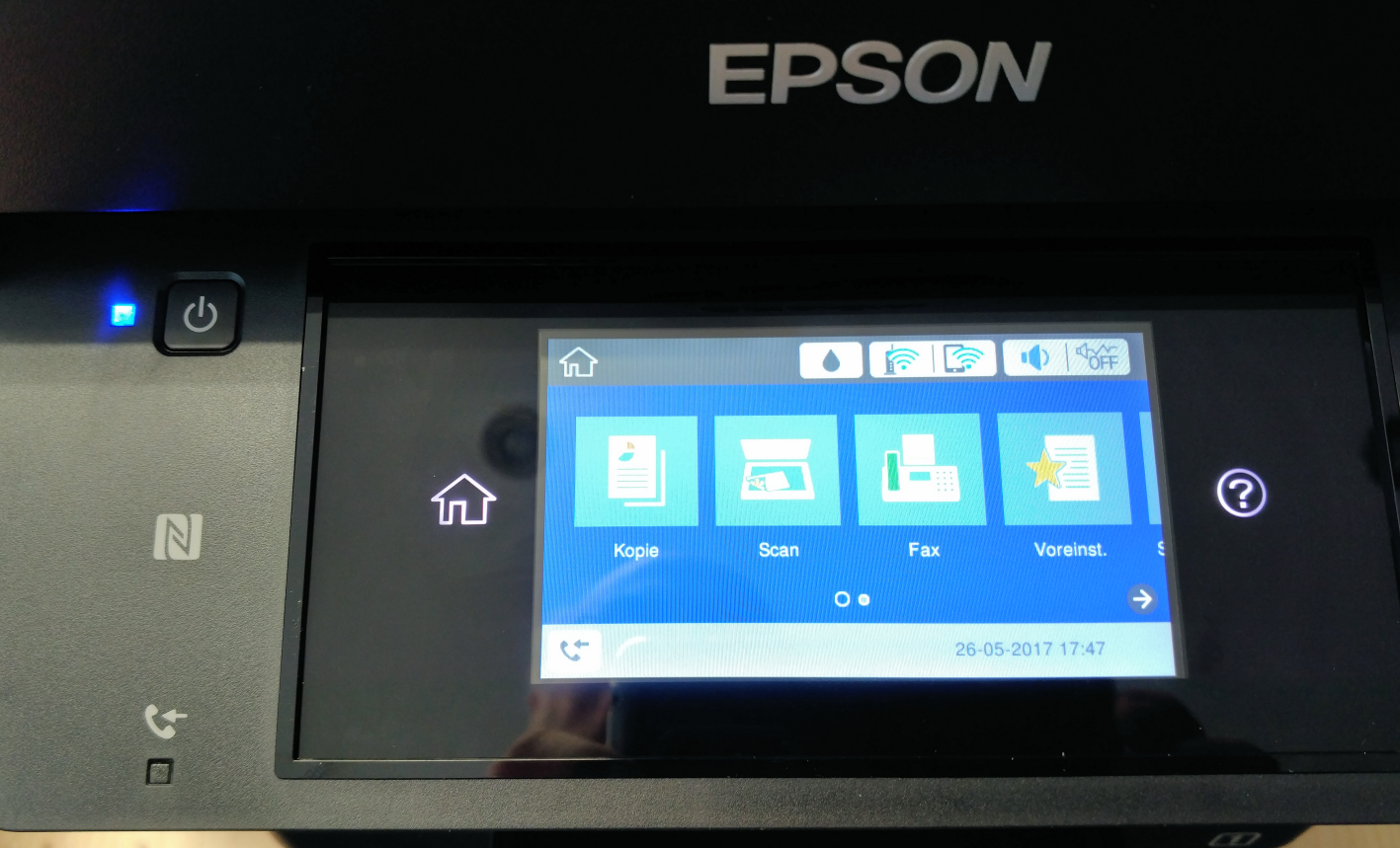 Epson WorkForce Pro WF-4740DTWF - Firmware-Aktualisierung-Neustart