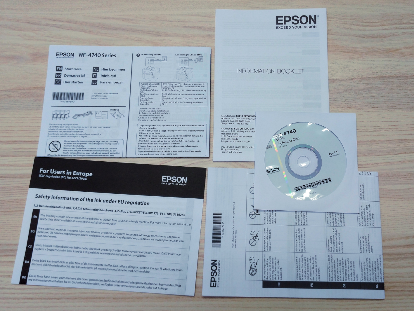 Epson WorkForce Pro WF-4740 DTWF Handbuch